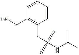 [2-(aminomethyl)phenyl]-N-(propan-2-yl)methanesulfonamide 结构式