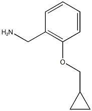 [2-(cyclopropylmethoxy)phenyl]methanamine 结构式