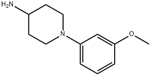 1-(3-methoxyphenyl)piperidin-4-amine 结构式