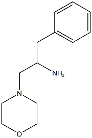 1-(morpholin-4-yl)-3-phenylpropan-2-amine 结构式