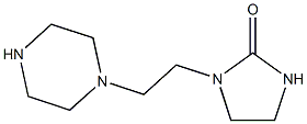 1-[2-(piperazin-1-yl)ethyl]imidazolidin-2-one 结构式