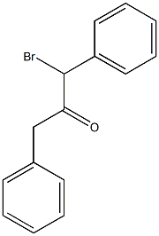 1-bromo-1,3-diphenylpropan-2-one 结构式