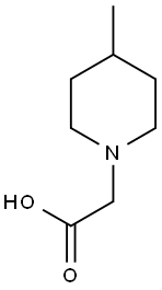 2-(4-methylpiperidin-1-yl)acetic acid 结构式