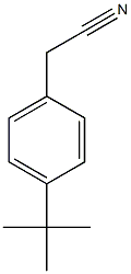 2-(4-tert-butylphenyl)acetonitrile 结构式