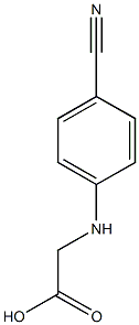 2-[(4-cyanophenyl)amino]acetic acid 结构式