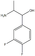 2-amino-1-(3,4-difluorophenyl)propan-1-ol 结构式