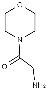 2-amino-1-(morpholin-4-yl)ethan-1-one 结构式