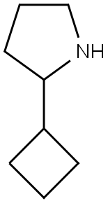 2-cyclobutylpyrrolidine 结构式