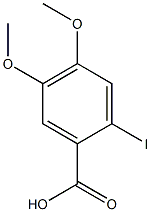 2-iodo-4,5-dimethoxybenzoic acid 结构式