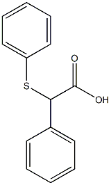2-phenyl-2-(phenylsulfanyl)acetic acid 结构式