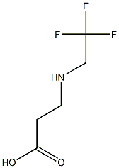 3-[(2,2,2-trifluoroethyl)amino]propanoic acid 结构式