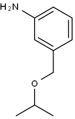 3-[(propan-2-yloxy)methyl]aniline 结构式