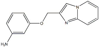 3-{imidazo[1,2-a]pyridin-2-ylmethoxy}aniline 结构式