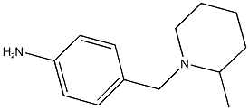 4-[(2-methylpiperidin-1-yl)methyl]aniline 结构式