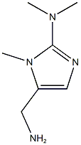 5-(aminomethyl)-N,N,1-trimethyl-1H-imidazol-2-amine 结构式