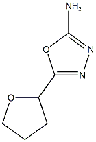 5-(oxolan-2-yl)-1,3,4-oxadiazol-2-amine 结构式