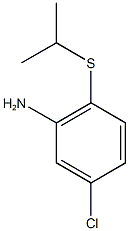 5-chloro-2-(propan-2-ylsulfanyl)aniline 结构式