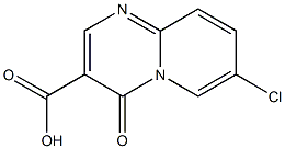 7-chloro-4-oxo-4H-pyrido[1,2-a]pyrimidine-3-carboxylic acid 结构式