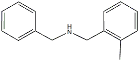 benzyl[(2-methylphenyl)methyl]amine 结构式