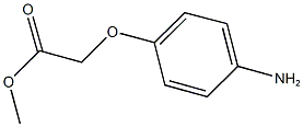 methyl (4-aminophenoxy)acetate 结构式