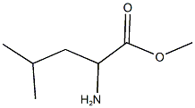 methyl 2-amino-4-methylpentanoate 结构式