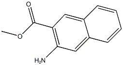 methyl 3-aminonaphthalene-2-carboxylate 结构式