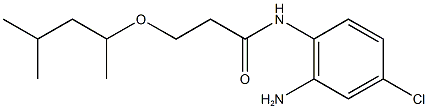 N-(2-amino-4-chlorophenyl)-3-[(4-methylpentan-2-yl)oxy]propanamide 结构式