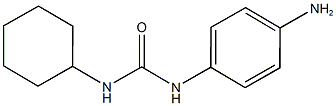 脲,1-(4-氨基苯基)-3-环己基- 结构式