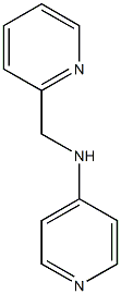 N-(pyridin-2-ylmethyl)pyridin-4-amine 结构式