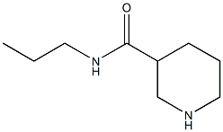 N-propylpiperidine-3-carboxamide 结构式