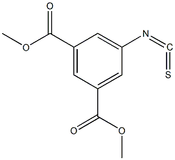1,3-苯二羧酸,5-硫代异氰酸酯邻-,二甲酯 结构式