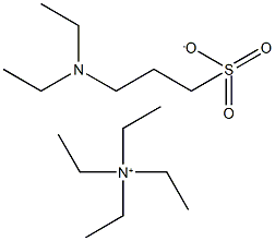 Tetraethylammonium 3-(diethylamino)propane-1-sulfonate 结构式