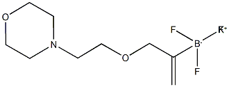 Potassium (3-(2-morpholinoethoxy)prop-1-en-2-yl)trifluoroborate 结构式