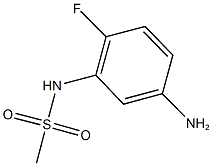 N-(5-AMINO-2-FLUOROPHENYL)METHANESULFONAMIDE 结构式