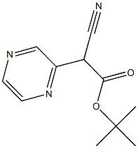 TERT-BUTYL CYANO(PYRAZIN-2-YL)ACETATE 结构式