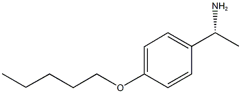 (1R)-1-[4-(PENTYLOXY)PHENYL]ETHANAMINE 结构式