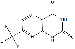 7-(TRIFLUOROMETHYL)PYRIDO[2,3-D]PYRIMIDINE-2,4(1H,3H)-DIONE 结构式