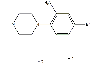 5-BROMO-2-(4-METHYLPIPERAZIN-1-YL)ANILINE DIHYDROCHLORIDE 结构式