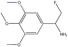 2-FLUORO-1-(3,4,5-TRIMETHOXYPHENYL)ETHANAMINE 结构式