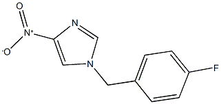 1-(4-FLUOROBENZYL)-4-NITRO-1H-IMIDAZOLE 结构式