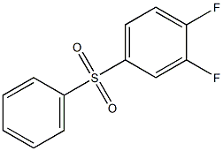 1,2-DIFLUORO-4-PHENYLSULFONYLBENZENE 结构式