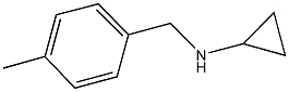 N-(4-methylbenzyl)cyclopropanamine 结构式