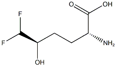 (2R,5R)-2-amino-6,6-difluoro-5-hydroxyhexanoic acid 结构式