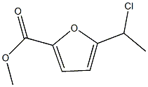 methyl 5-(1-chloroethyl)-2-furoate 结构式