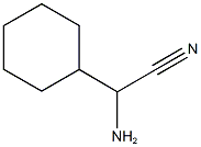 amino(cyclohexyl)acetonitrile 结构式