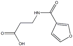 3-(3-FUROYLAMINO)PROPANOIC ACID 结构式