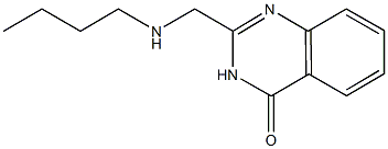 2-[(butylamino)methyl]quinazolin-4(3H)-one 结构式