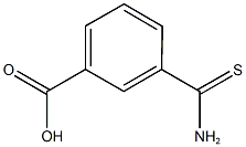 3-(aminocarbonothioyl)benzoic acid 结构式