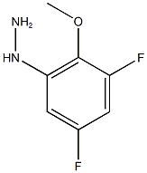 (3,5-difluoro-2-methoxyphenyl)hydrazine 结构式