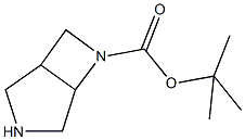 tert-butyl 3,6-diazabicyclo[3.2.0]heptane-6-carboxylate 结构式